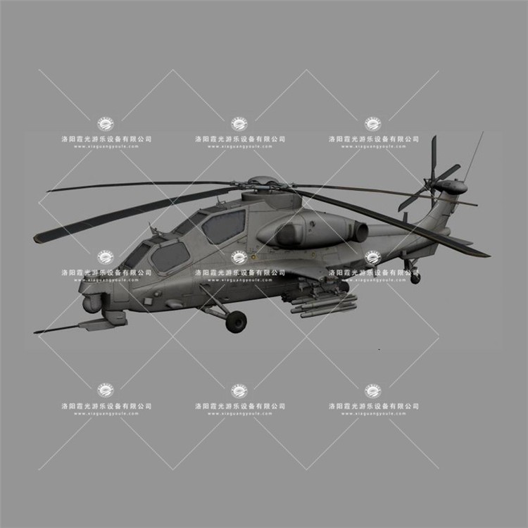 昌都武装直升机3D模型